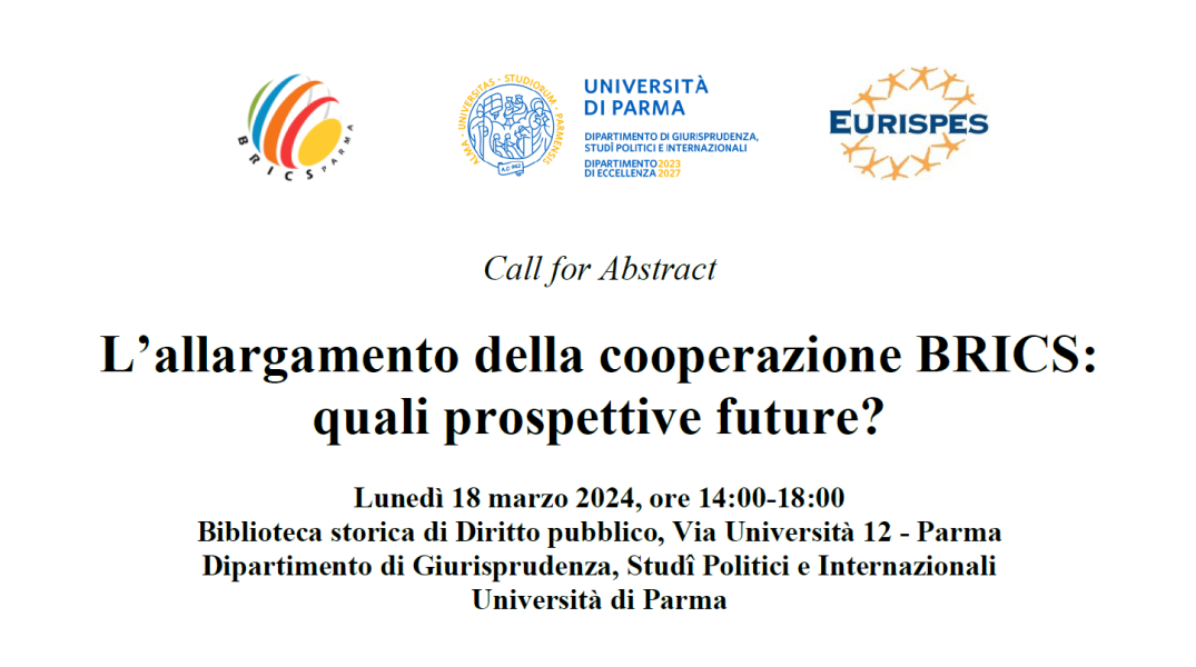 CALL FOR ABSTRACT - L’allargamento della cooperazione BRICS: quali prospettive future?